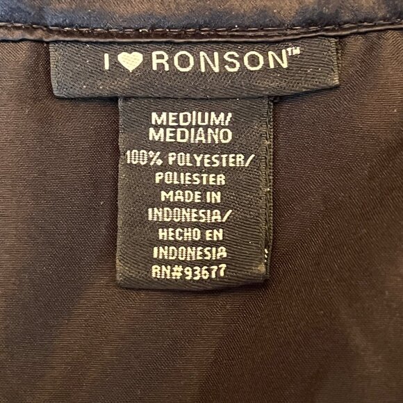 I Love Ronson V-Neck Floral Dress Med Black Multicolor Babydoll Tiered Fairygoth - Picture 7 of 10